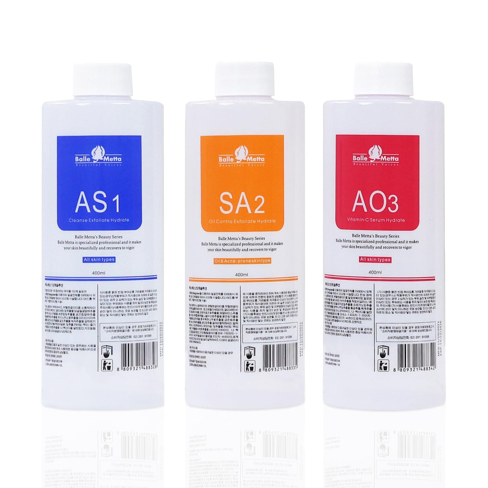 MEISHIDA AS1 SA2 AO3 Aqua Peeling Solution Professional Dermabrasion Facial Skin Care Beauty Serum for Small Bubble Skin Care Facial Mask Machine - 400ml Per Bottle on Amazon.ae - Price Tracker