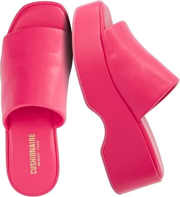 CUSHIONAIRE Women's Spin one band platform sandal with +Memory Foam on Amazon.ae - Price Tracker
