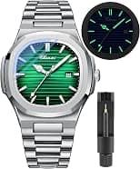 Gosasa - Fashion Men's Stainless Steel Quartz Watch Luminous Waterproof Analog Display - Best Deal Finder