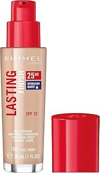 Rimmel London, Lasting Finish 25 Hour Foundation, 103 True Ivory, 30 ml - Amazon.ae Price Tracker