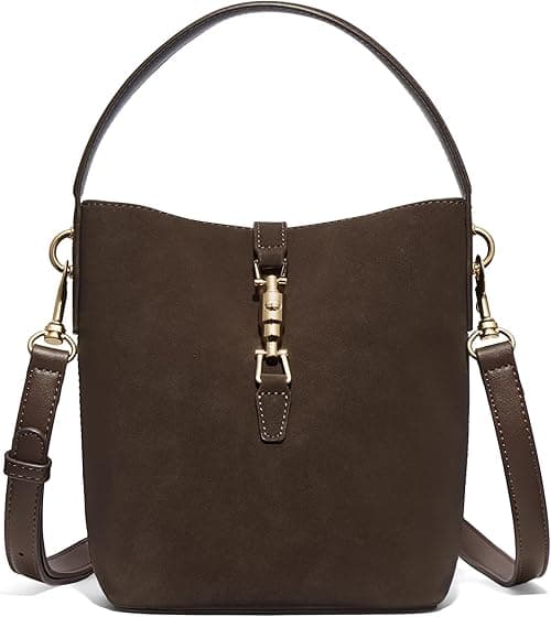BOSTANTEN Small Bucket Bag for Women Trendy Vegan Leather Crossbody Bags Shoulder Purses Designer Ladies Handbags on Amazon.ae - Price Tracker
