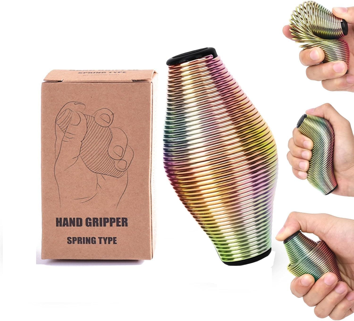 Metal Fidget Spring Toys Adults, Easter Basket Stuffers Filler Gift for Kids Teen Boy Men, Quiet Cool Stuff Gadgets Office Desk Stress Relief Ball Sensory Tool ADHD Fingears Grip Figette Anxiety Item on Amazon.ae - Price Tracker