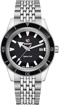 Rado Men's 42 mm Automatic Watch with Stainless Steel Strap, Silver-Tone, 20 (Model: R32505153), Silver-tone, Automatic Watch on Amazon.ae - Price Tracker
