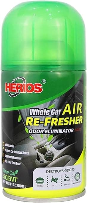 Car Air Refresher, Car AC Cleaner, Odor Eliminator, disinfectant spray, air conditioner, with New Car Scent, 250ml - Amazon.ae Price Tracker