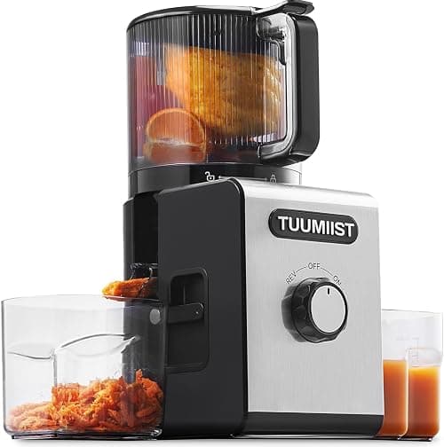 Cold Press Juicer Machines – 6.5'' Large Feed Chute for Whole Fruits & Vegetables, High Juice Yield, Easy To Clean على Amazon.ae - متتبع الأسعار