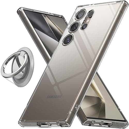 Compatible with Samsung Galaxy S25 Ultra Case, [Precise Cutouts for Camera Lenses] Crystal Clear Anti-Yellow Hard Back Soft Bumper Shockproof Phone Cover for Samsung S25 Ultra 5G, Clear on Amazon.ae - Price Tracker