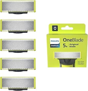 Philips OneBlade 5 Stainless Steel Original Replacement Blades Compatible with all OneBlade Electric Razors (model QP250/50) - Amazon.ae Price Tracker