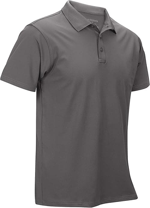 33,000ft Men's Polo Shirt Short Sleeve T-Shirt Golf Polo Moisture Wicking Polos Quick Drying Polos Outdoor Sports Athletic Tennis Performance Breathable T-Shirt for Golf Tennis Work on Amazon.ae - Price Tracker