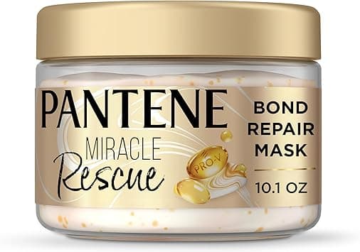Pantene Miracle Rescue Hair Mask, Intensive Bond Repair with Melting Pro-V Pearls, Melts Away Damage, Builds Bonds, Strengthens Against Damage, Deep Conditioning for Dry Damaged Hair, 10.1 fl oz on Amazon.ae - Price Tracker