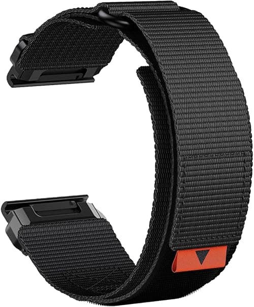 Abanen Rugged Nylon Quick Fit 22mm Watch Bands for Garmin Fenix 7 / Fenix 6 / Fenix 5 / EPIX Pro 47mm, Adjustable Weave Ballistic Nylon Webbing Wrist Band for Forerunner 955/965, MARQ on Amazon.ae - Price Tracker