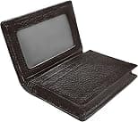 Outrip Genuine Leather Business Card Holder Name Card Case Credit Card Wallet with ID Window RFID Blocking - Amazon.ae Price Tracker