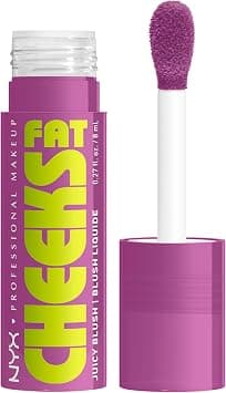NYX Professional Makeup Fat Cheeks Juicy Blush, Liquid Blush, 12 HR Wear, Product Does Not Fade, Blueberry Burst - Amazon.ae Price Tracker