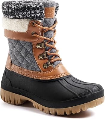 ALEADER Womens Winter Snow Boots | Waterproof Shell | Duck Boots on Amazon.ae - Price Tracker