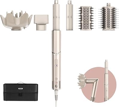 Shark FlexStyle 5-in-1 Air Styler & Hair Dryer with Auto-Wrap Curlers, Paddle Brush, Oval Brush, Concentrator, Diffuser and Storage Case, No Heat Damage, Stone HD440SLUK - Best Deal Finder