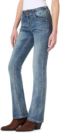 WallFlower Women's Junior Denim Luscious Curvy Bootcut Jean on Amazon.ae - Price Tracker