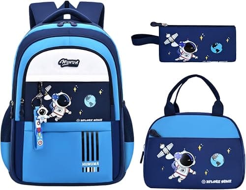MITOWERMI 3pcs Kids Backpack with Lunch Box School Bag for Boys Girls Backpack Bookbag Set for Elementary School Student on Amazon.ae - Price Tracker