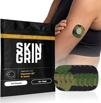Skin Grip Adhesive Patches Compatible with Dexcom G7 &Stelo CGM with Cutout on Amazon.ae - Price Tracker
