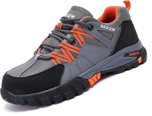 Safety Shoes Steel Toe Lightweight Work Sneakers for Men and Women Kevlar Midsole Slip Resistant Industrial Footwear on Amazon.ae - Price Tracker