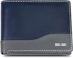 Hornbull Buttler Men's Navy Genuine Leather RFID Blocking Wallet - Amazon.ae Price Tracker