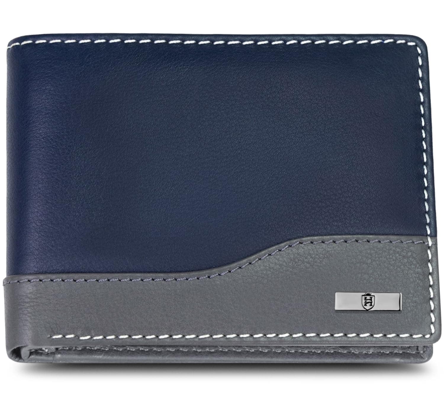 Hornbull Buttler Men's Navy Genuine Leather RFID Blocking Wallet on Amazon.ae - Price Tracker