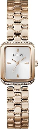GUESS Analog Silver Dial Women's Watch-GW0865L3, Silver, Modern - Best Deal Finder