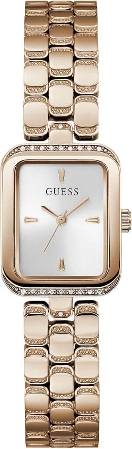 GUESS Analog Silver Dial Women's Watch-GW0865L3, Silver, Modern - Best Deal Finder