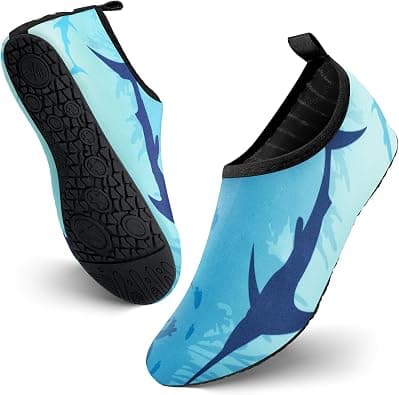 JOTO Water Shoes for Women Men Kids, Barefoot Quick-Dry Aqua Water Socks Slip-on Swim Beach Shoes for Snorkeling Surfing Kayaking Beach Walking Yoga على Amazon.ae - متتبع الأسعار