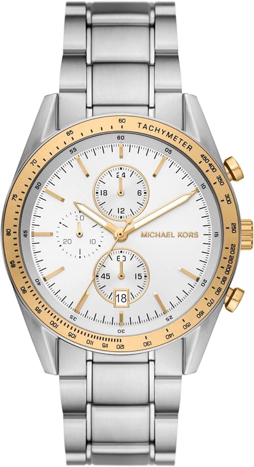 Michael Kors MK9112 - Accelerator Chronograph Stainless Steel Watch على Amazon.ae - متتبع الأسعار