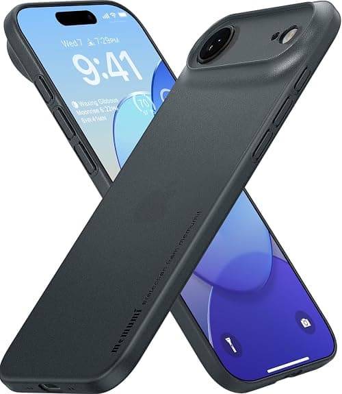 memumi Case for iPhone Air Ultra Thin 0.3mm Lightweight [No-Case Feeling] Matte Hard Cover with Camera Protection for iPhone Air 2025 Slim Cover in Minimalist, Semi-Transparent Frosted Gray on Amazon - Best Deal Finder
