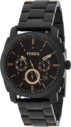 Fossil Mens Quartz Watch, Chronograph Display And Stainless Steel Strap Fs4682Ie on Amazon.ae - Price Tracker