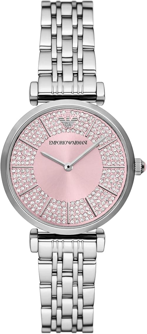 Emporio Armani Women's Two-Hand Stainless Steel Watch (Model: AR11686) على Amazon.ae - متتبع الأسعار