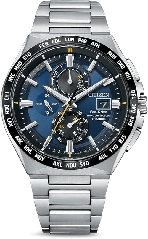 Citizen Mens Chronograph Eco-Drive Watch Titanium on Amazon.ae - Price Tracker