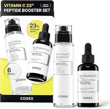 COSRX Vitamin C 23% Peptide Booster Set - Amazon Exclusive - Korean Skin Care, Gift Sets, Stocking Stuffers for Women, Vitamin C Serum, Face Serum - Amazon.ae Price Tracker