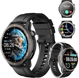 AGM Legion Rugged/Military Smart Watch 46mm, 7 Day Standby, Built-in GPS, 50M Waterproof, 100+ Fitness/Sport Modes, for Android or iOS - Best Deal Finder