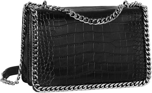 Women's Chain Shoulder Bag - Snake Leather Quilted Flap Shoulder Bag - Python Quilted Pattern Evening Bag Pochette Chain Bag - Women Fashionable Handbag Trendy Bag on Amazon.ae - Price Tracker