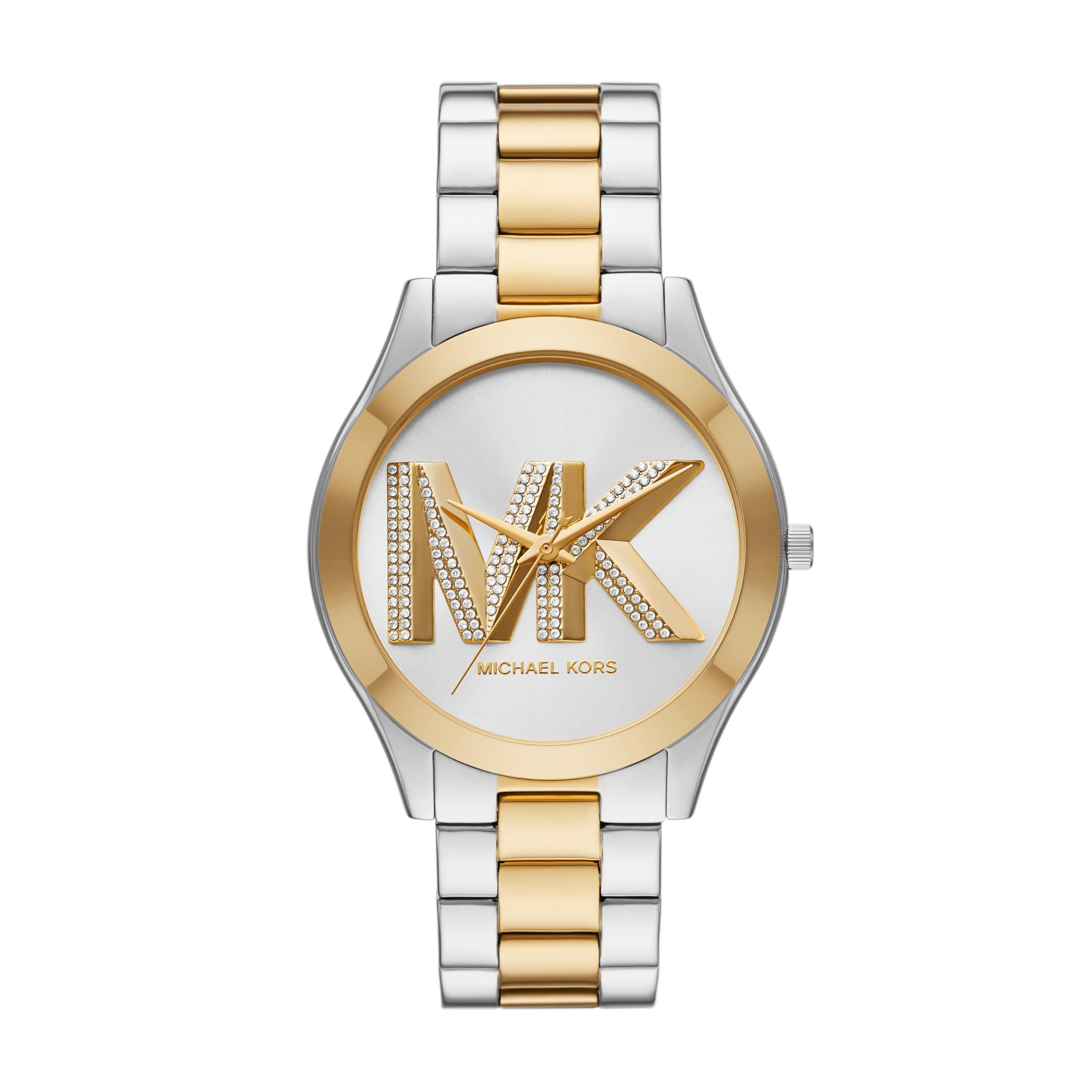 Michael Kors Runway Women's Three Hands Stainless Steel Quartz Watch, two-tone, Watch on Amazon.ae - Price Tracker