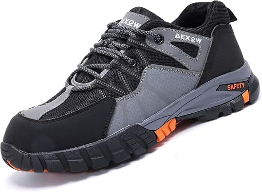 Safety Shoes Steel Toe Lightweight Work Sneakers for Men and Women Kevlar Midsole Slip Resistant Industrial Footwear on Amazon.ae - Price Tracker