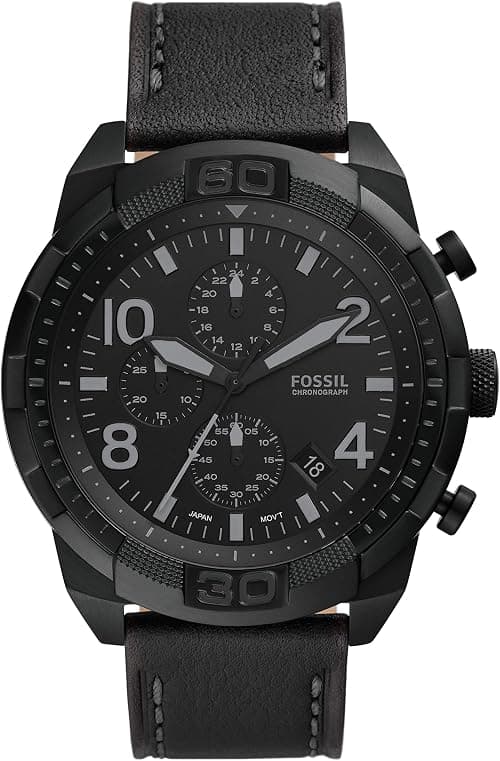 Fossil Men's Bronson Stainless Steel Quartz Dress Chronograph Watch on Amazon.ae - Price Tracker