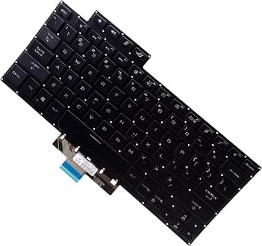 Deal4GO Backlit Keyboard Replacement for ASUS ROG Zephyrus G14 GA401IV GA401IU GA401IH GA401II GA401QM GA401QE GA401IV-BR9N6 on Amazon.ae - Price Tracker
