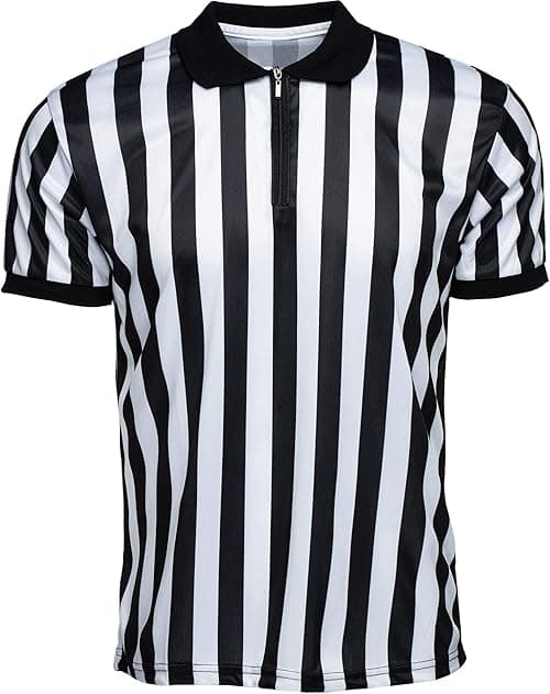 Murray Sporting Goods Men’s Referee Shirt Collared | Official Mens Ref Shirt Jersey Short Sleeve - Football Halloween Costume on Amazon.ae - Price Tracker