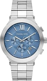 Michael Kors Men's Billie Chronograph Stainless Steel Bracelet Watch (Model: MK9222) - Best Deal Finder