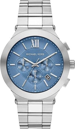 Michael Kors Men's Billie Chronograph Stainless Steel Bracelet Watch (Model: MK9222) - Best Deal Finder