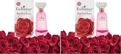عطر او دي تواليت روز عود امور يدوم طويلًا للنساء من انشانتور، 100 مل، 2 قطعة على Amazon.sa - متتبع الأسعار
