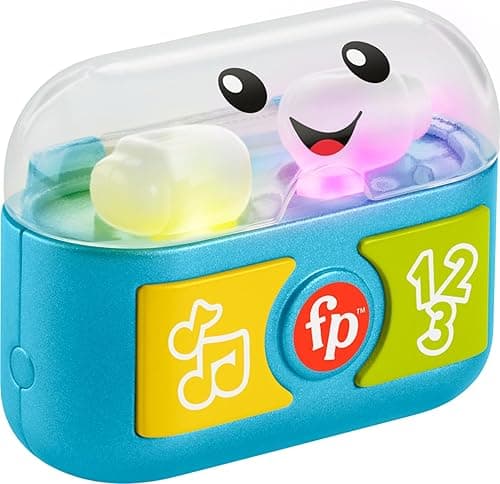Fisher-Price Baby & Toddler Toy Laugh & Learn Play Along Ear Buds with Music Lights & Fine Motor Activities for Infants Ages 6+ Months on Amazon.ae - Price Tracker