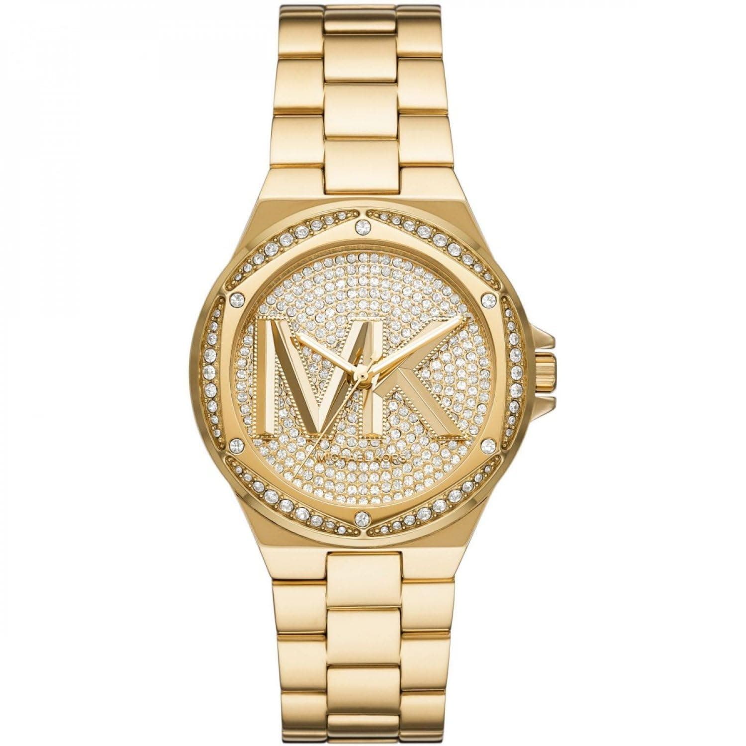 Michael Kors Watch for Women Lennox Three-Hand, Stainless Steel Watch with a stainless steel strap, 33mm case size, Gold Tone and Glitter, 37MM, bracelet on Amazon.ae - Price Tracker