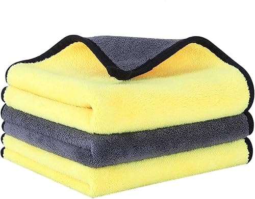 Woscher Microfiber Cloth for Car, Ultrasoft & Quick Drying Car Microfiber Cleaning Towel, Lint Free Automotive Microfiber Towel for Cleaning Polishing Washing & Detailing (40 x 60 cm (800 GSM), 3 Pack on Amazon.ae - Price Tracker