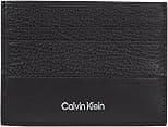 Calvin Klein Subtle Mix Cardholder 6Cc Wallets For Men Black Grain/Smooth Os - Best Deal Finder