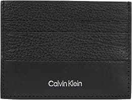 Calvin Klein Subtle Mix Cardholder 6Cc Wallets For Men Black Grain/Smooth Os - Best Deal Finder