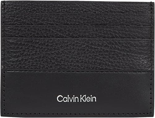Calvin Klein Subtle Mix Cardholder 6Cc Wallets For Men Black Grain/Smooth Os on Amazon.ae - Price Tracker