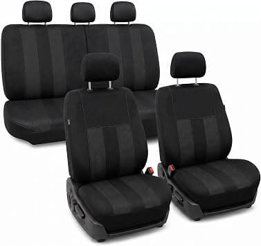 FH Group Automotive Seat Covers Black Universal Fit Fits Most Cars, Suvs, And Trucks (Airbag Compatible And Split Bench) FB036BLACK115 - Amazon.ae Price Tracker
